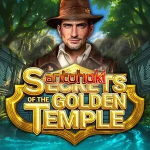 Tampilan layar permainan slot Secrets of the Golden Temple pada perangkat seluler